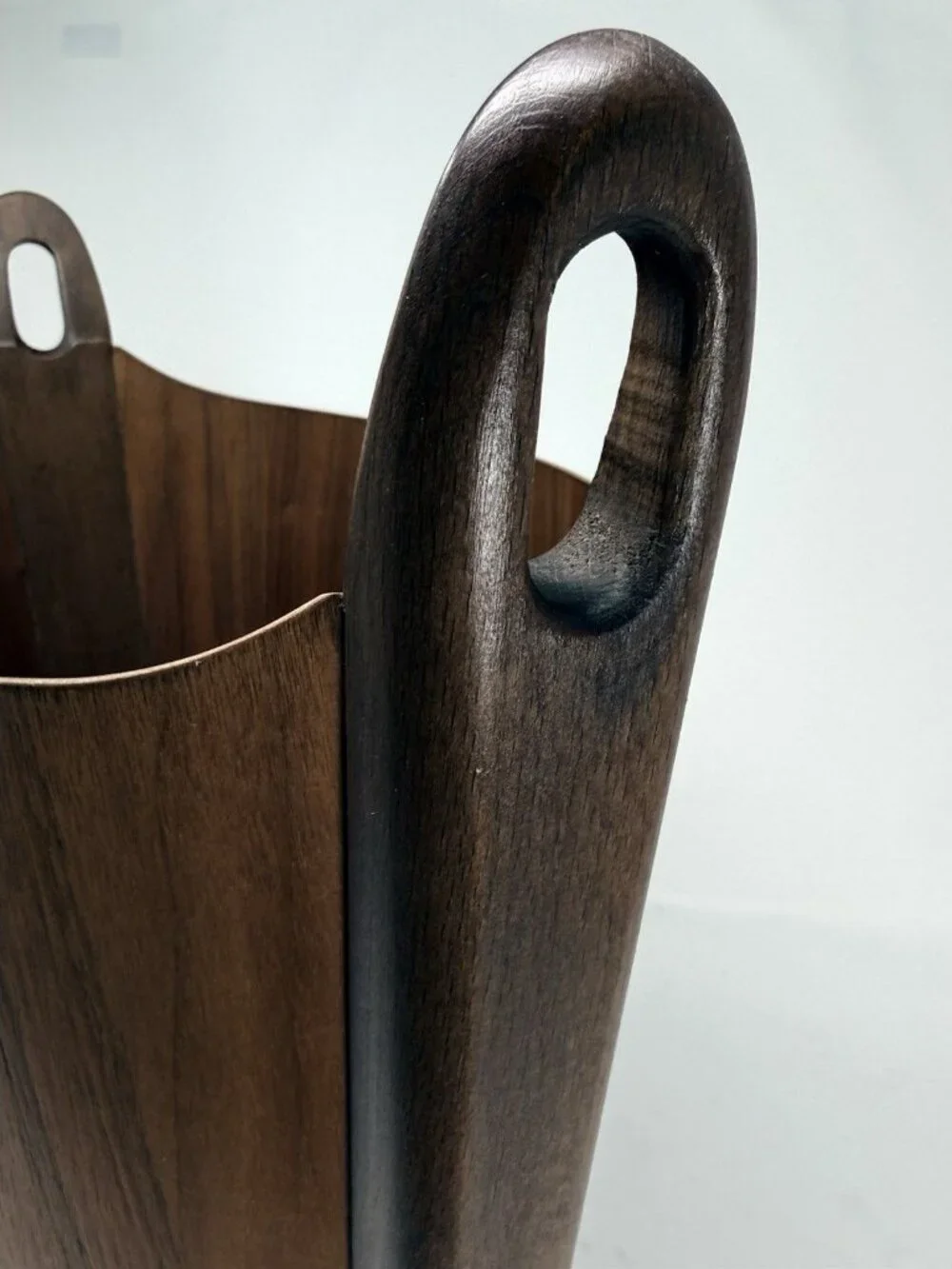 Einar Barnes for P.S. Heggen Scandinavian Rosewood Wastebasket. MCM